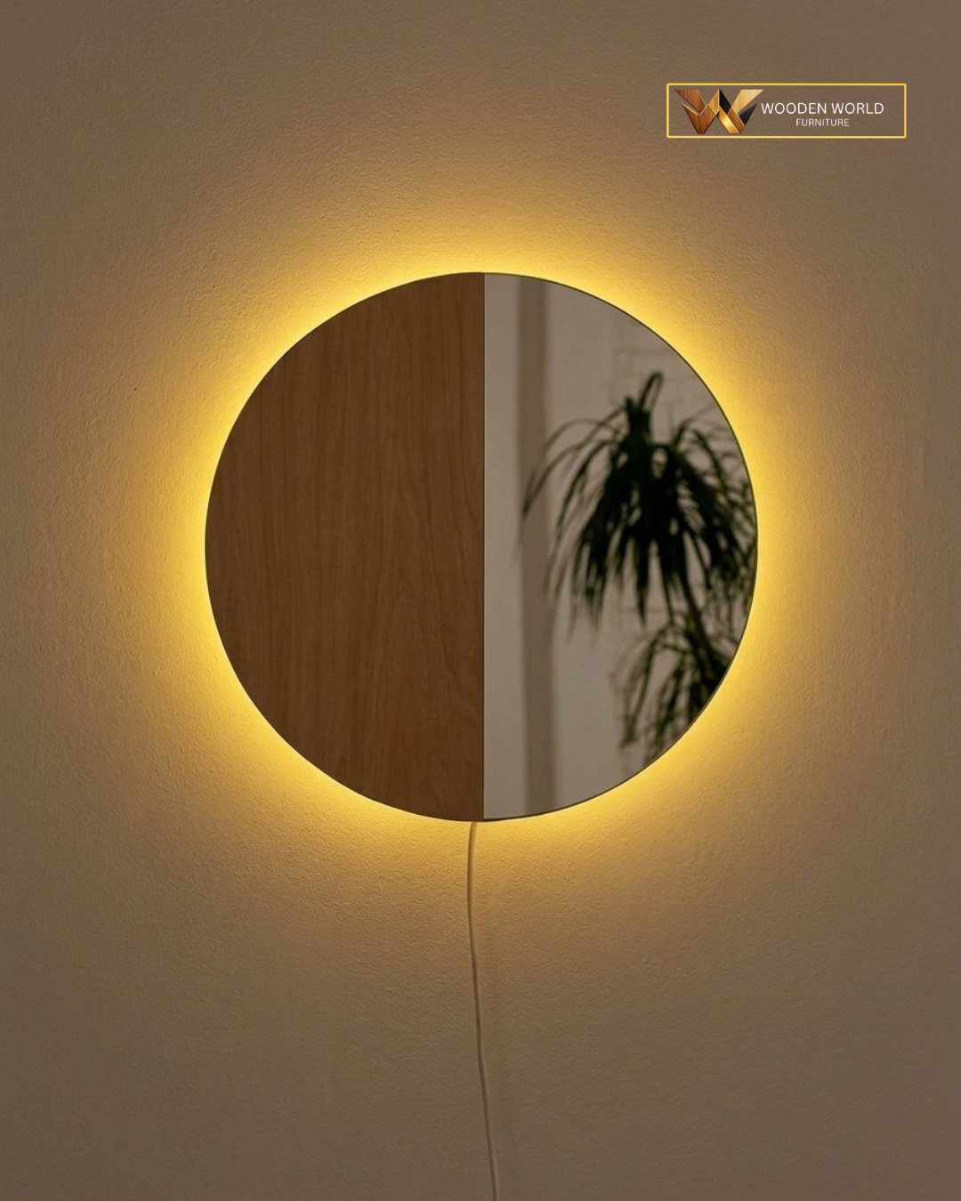 Modern Round LED Wall Mirror